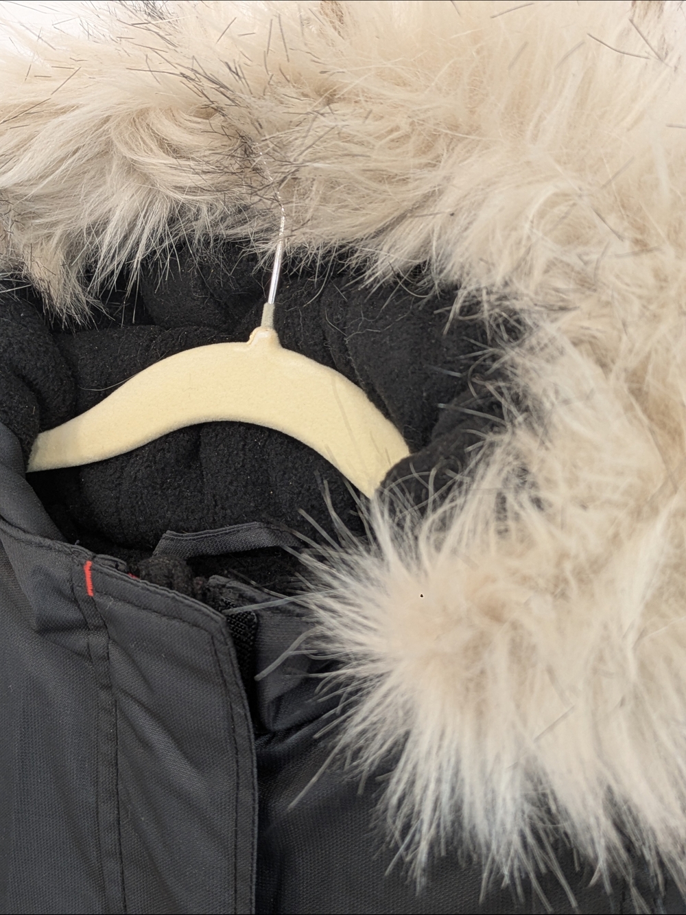 Deux Par Deux Black Snowsuit with Faux Fur Hood - Picture 6 of 8